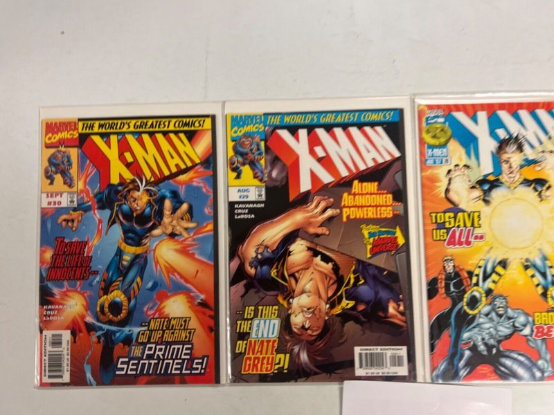 4 X Man Marvel Comic Books # 27 28 29 30 Avengers Defenders Flash Cable 28 RC8