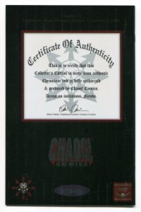 Chastity #1/2 Chromium Mega Premium Variant Cover Peter Vale Pulido Lady Death