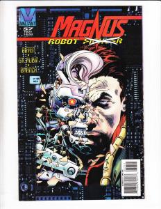 Magnus Robot Fighter #57 VF/NM ERROR VARIANT PAGES huge scan rare valiant comic