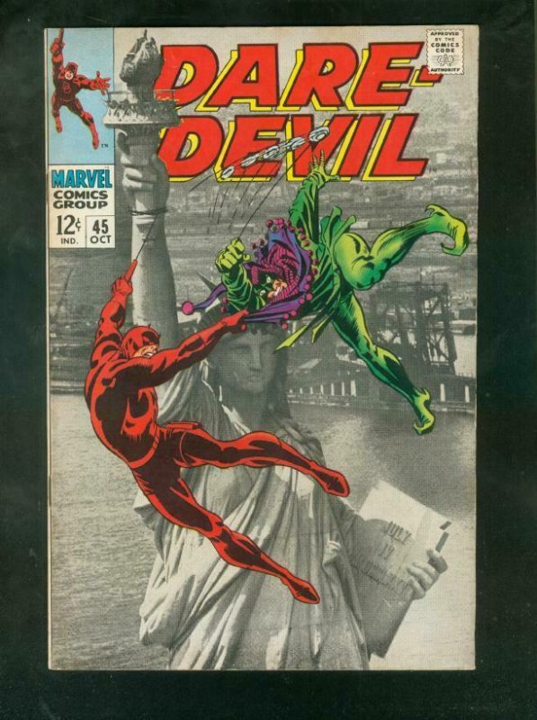 DAREDEVIL #45 1968-STATUE OF LIBERTY COVER VF