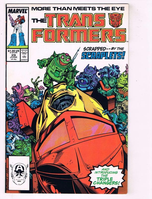 4 Transformers Marvel Comic Books #29 30 31 32 FN-VF-VF/NM 1st Print Optimus J78