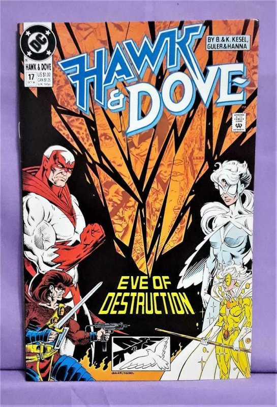 Barbra and Karl Kesel HAWK & DOVE #15 #17 #18 Greg Guler The Creeper (DC, 1990)!