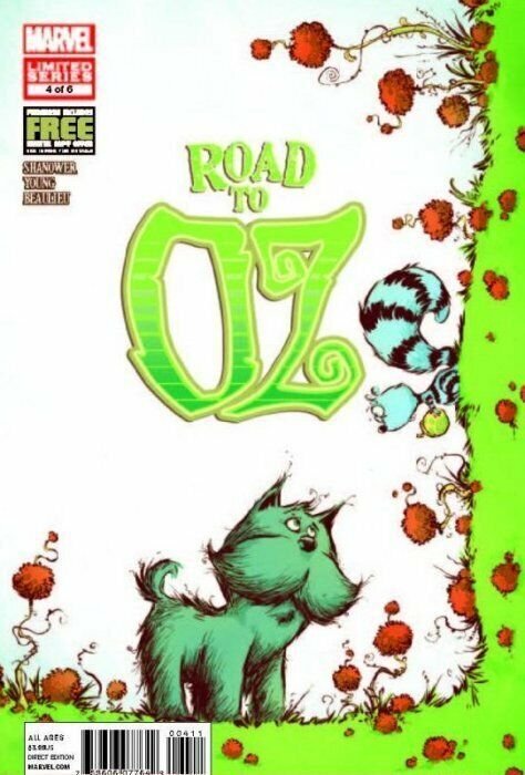 THE WONDERFUL WIZARD OF OZ #1 1:15 VARIANT & ROAD TO OZ #4 MARVEL NM.