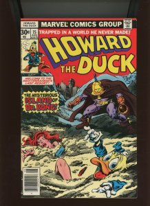 (1977) Howard the Duck #15: BRONZE AGE! KEY ISSUE! (1ST) DR. BONG! (8.0/8.5)