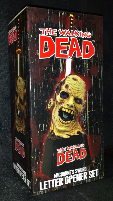 Walking Dead Michonne's Sword Zombie Letter Opener Set - New!