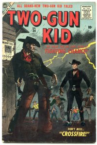 TWO-GUN KID #34 1956-ATLAS COMICS-GUNFIGHT COVER-  RARE very good