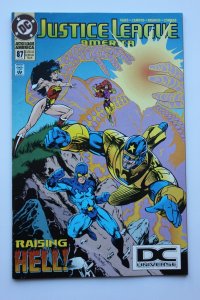 Justice League America #87 DC Universe Corner Box Variant (1994) NM