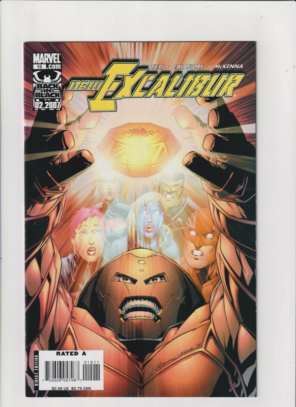 New Excalibur #15 NM- 9.2 Marvel Comics 2007 X-Men Juggernaut app.