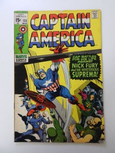Captain America #123 (1970) FN- condition