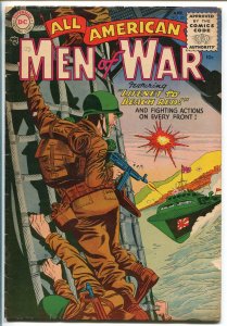 ALL AMERICAN MEN OF WAR #20-1955-WWII-DC-SILVER AGE-RUSS HEATH-JOE KUBERT-vg-