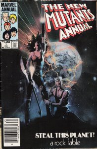 The New Mutants Annual #1 Newsstand Edition (1984) New Mutants [Key Issue]