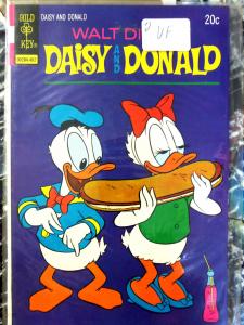 WALT DISNEY'S DONALD DUCK - 6 issues Gold Key VF/+ Daisy Huey Dewey Louie