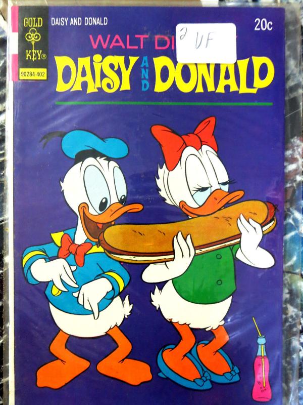 WALT DISNEY'S DONALD DUCK - 6 issues Gold Key VF/+ Daisy Huey Dewey Louie