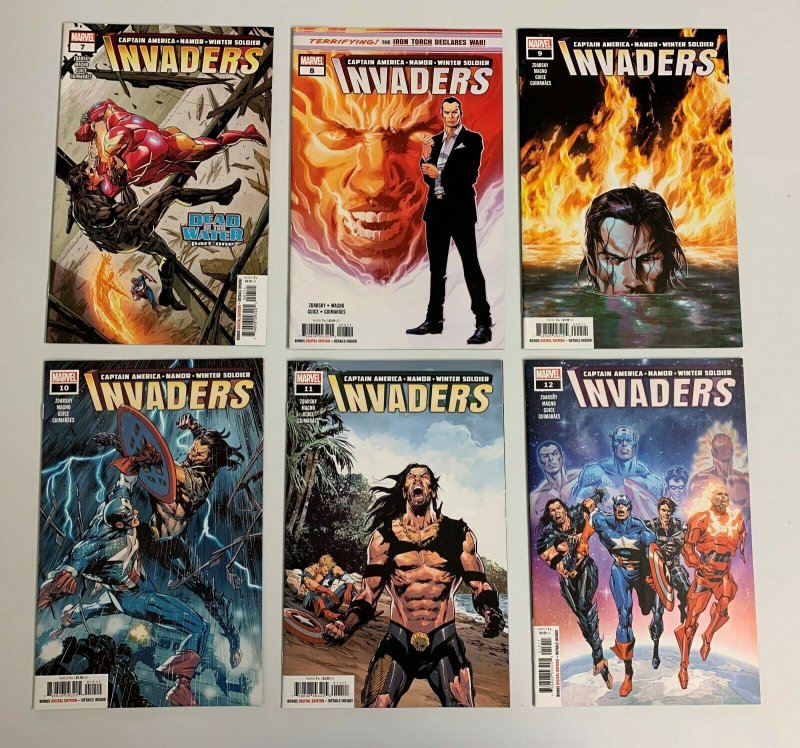 Invaders 1-12 Set Marvel 2018 1 2 3 4 5 6 7 8 9 10 11 12 Chip Zdarsky 9.0