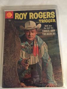 ROY ROGERS and TRIGGER--V1-#113--1957 / THREE GUN TREACHERY
