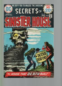 SECRETS OF SINISTER HOUSE #18 FINE+ to f/vf 