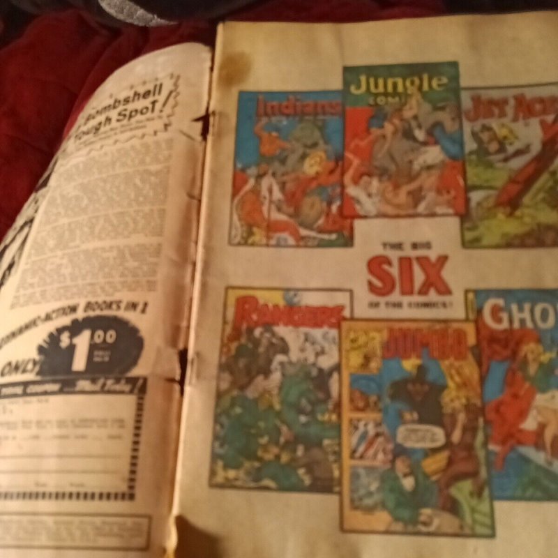 1952 GHOST COMICS #4 FICTION HOUSE Golden Age pre-code horror Maurice Whitman cv