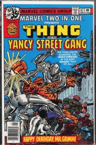 Marvel Two-in-One #47 (1979) Yancy Street Gang
