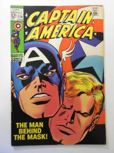 Captain America #114 (1969) VG Condition