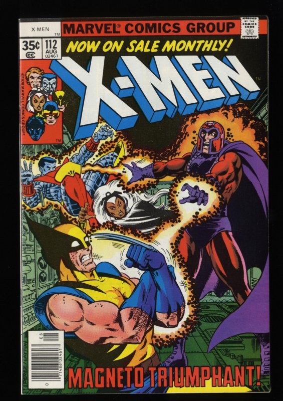 X-Men #112 NM 9.4 White Pages