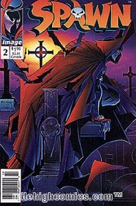 SPAWN (1992 Series) #2 NEWSSTAND Near Mint Comics Book