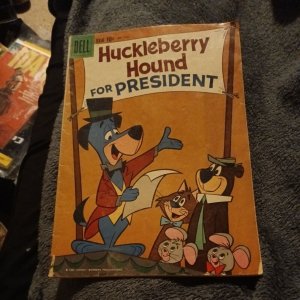 Four Color #1141 Huckleberry Hound for President 1960 silver age cartoon yogi