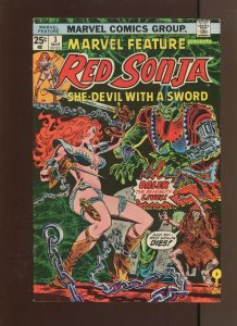 Marvel Feature #3 Red Sonja/ Balek-Lives! (6.0) 1976