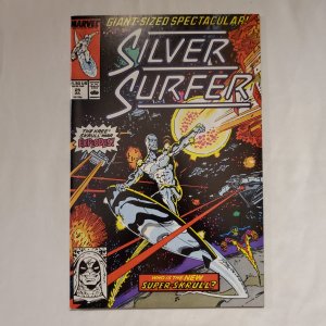 Silver Surfer 25 Near Mint- Art by Joe Rubinstein