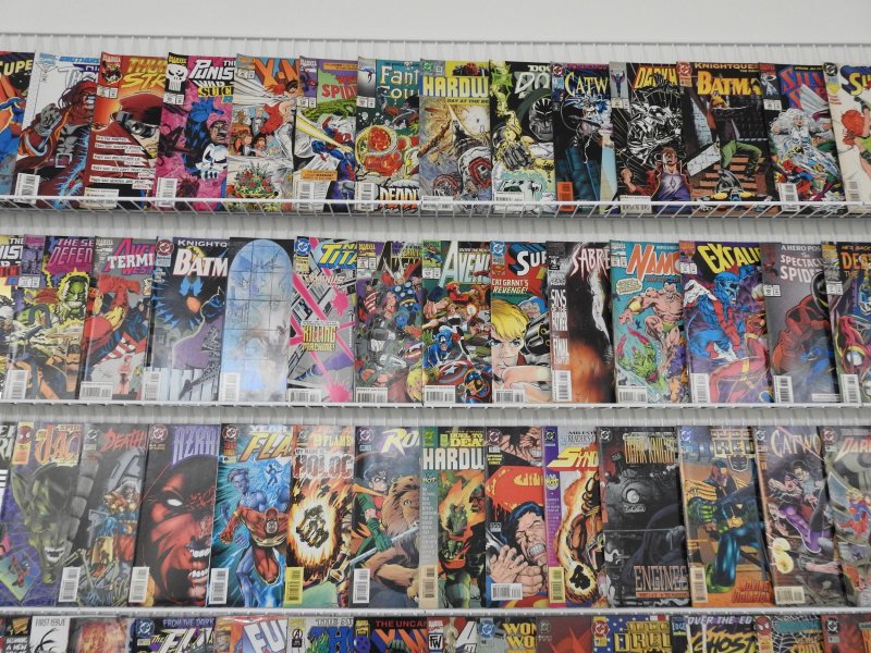 Huge Lot 210+ Comics W/ Batman, Superman, X-Men, +More! Avg FN Condition!