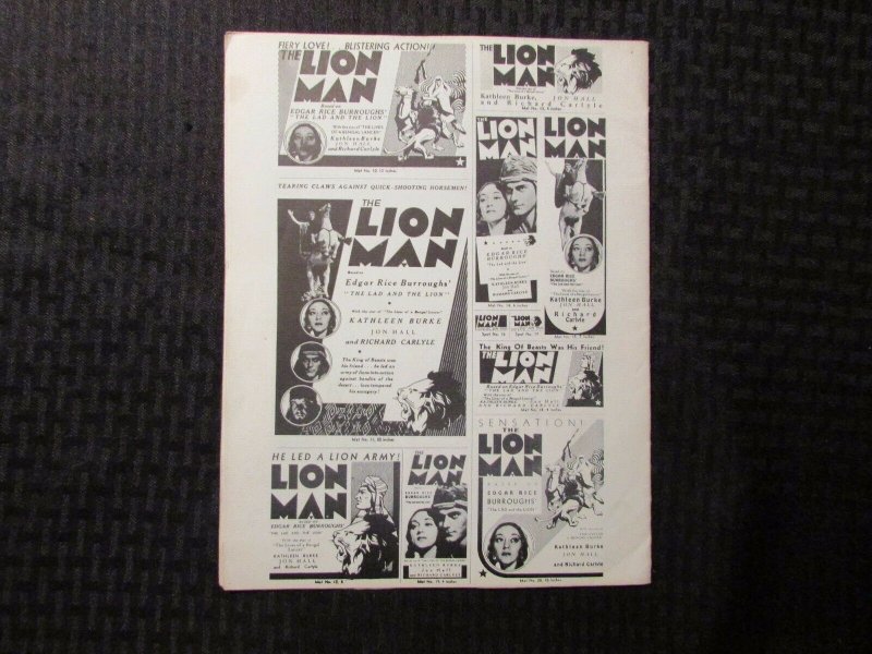 1965 ERB-DOM Fanzine #13 FN- 5.5 Edgar Rice Burroughs - Tarzan Cover 16pgs