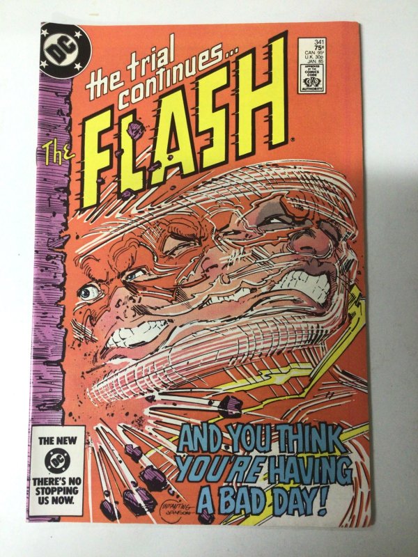 The Flash #340-343 (1985) Trial Series People Versus Flash Lot of 4 DC Comics