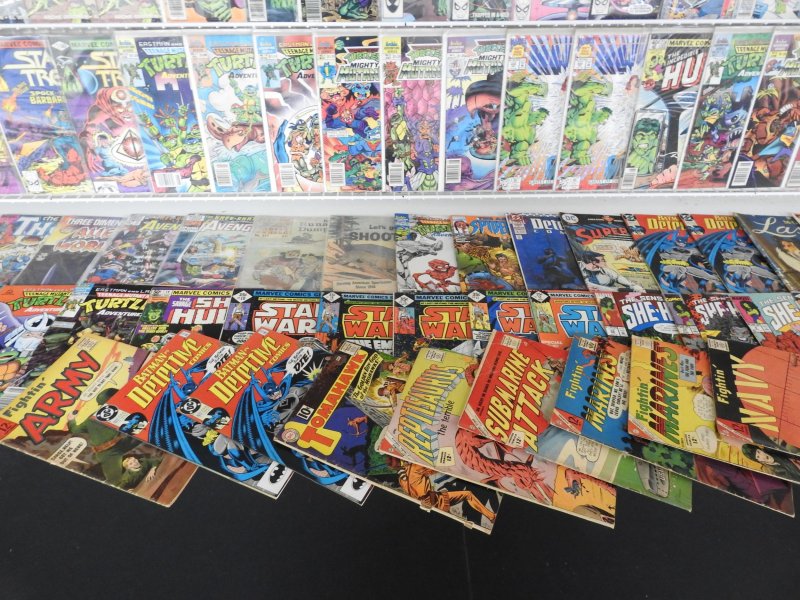 Huge Lot 160+ Comics W/ Hulk, Spider-Man, Star Wars, +More! Avg FN Condition!