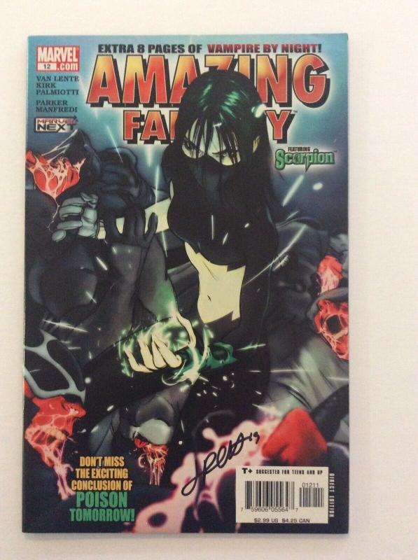 AMAZING FANTASY #12 - Scorpion- Signed by Inker Jimmy Palmiotti w/COA