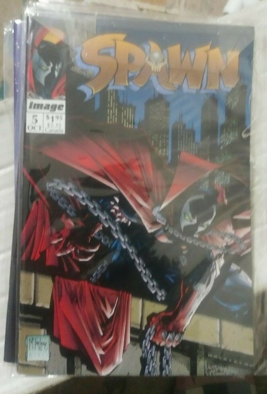 SPAWN # 5 1992 DIRECT VARIANT KEY 1ST APPERANCE SAM AND TWITCH MCFARLANE