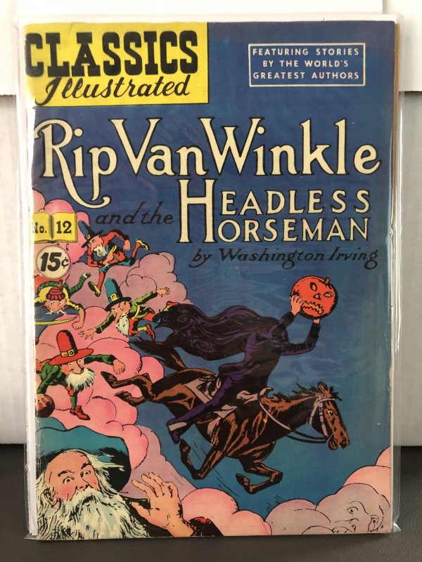 Classic Comics #12 Rip Van Winkle 9th Print HRN 89