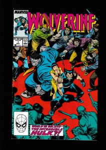 Wolverine #7 (1989) VFN/NM / CHRIS CLAREMONT & JOHN BUSCEMA / GREY HULK MR FIXIT