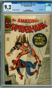 The Amazing Spider-Man #34 (1966) CGC 9.2!