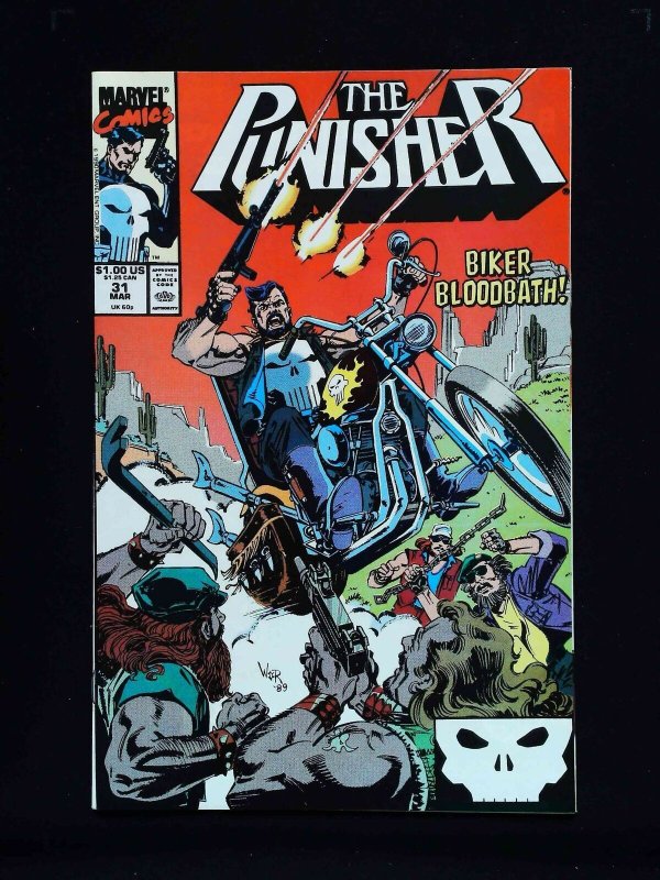 PUNISHER #31 (2ND SERIES) MARVEL COMICS 1990 VF/NM