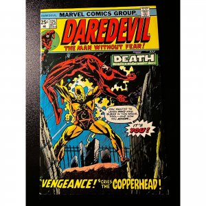 DAREDEVIL #125 VF Vengeance Is the Copperhead!