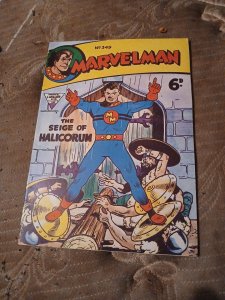 Marvelman #349 Comic Book First Print 1954 Golden Age Superhero Uk Miracleman