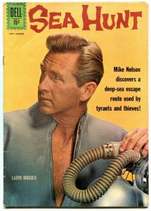 Sea Hunt #12 1962- LLOYD BRIDGES-TV PHOTO COVER-FROGMAN vg