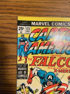 Captain America #173 (7.5 VFN-) X-Men, Gil Kane, John Romita Cover (1974)