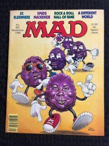 1988 MAD Magazine #281 FN 6.0 Alfred E Newman / California Raisins Cover