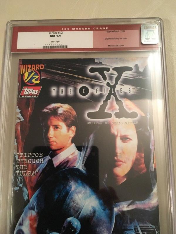 X-Files (1995) #1/2 CGC 9.4 Topps Comics/Wizard Scully,Mulder