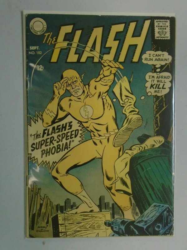 Flash #182 4.0 VG Faded cover colors (1968 1st Series)