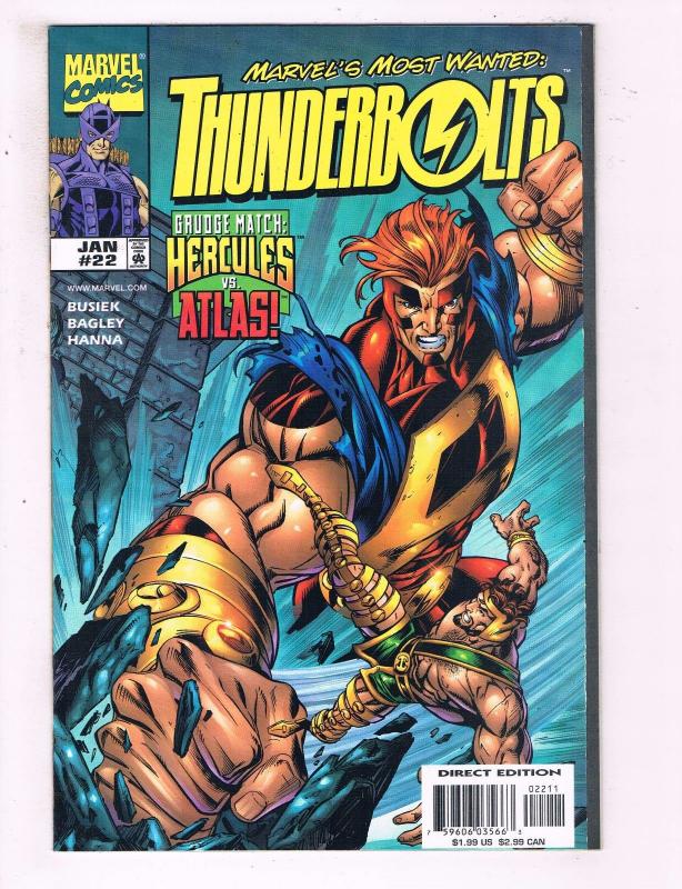 Thunderbolts #22 VF Marvel Comics Comic Book Busiek DE16