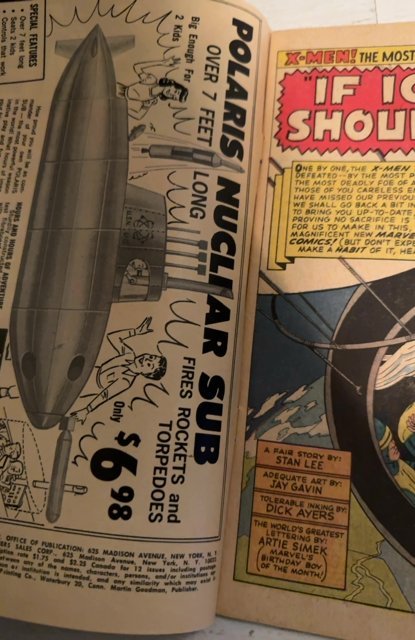 The X-Men #18 (1966) vs Magneto Kirby