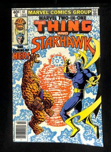 Marvel Two-In-One #61 1st HER! Starhawk!