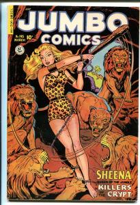 Jumbo #145 1951-chained-Sheena cover-Ghost Gallery-Jack Kamen-FN