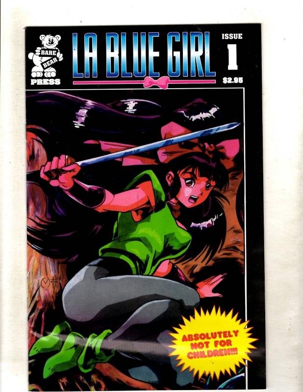 Lot Of 12 Comic Books Blue Girl # 1 + Iron Wood # 1 2 3 4 5 6 7 8 10 11 JF1